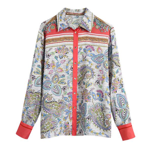 women fashion paisley print loose cozy blouses vintage long sleeve button-up female shirts blusas chic 210430, White
women fashion paisley print loose cozy blouses vintage long sleeve button-up female shirts blusas chic 210430, White