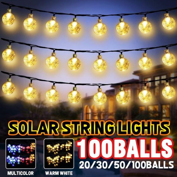 solar lamps led fairy string lights waterproof outdoor lighting crystal balls for patio wedding party holiday decoration 12/9.5/6.5/5m
solar lamps led fairy string lights waterproof outdoor lighting crystal balls for patio wedding party holiday decoration 12/9.5/6.5/5m