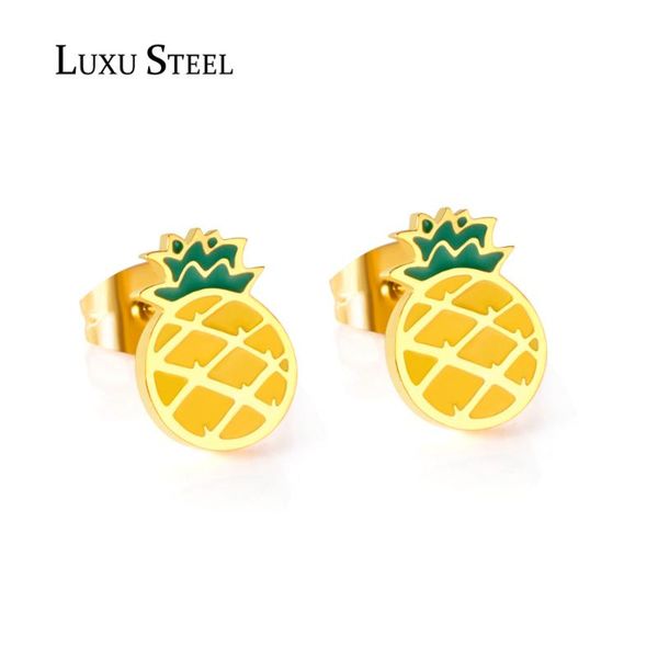 stud luxusteel designer jewelry stainless steel pineapple bread earrings brinco cute style girl offer oem wholesale, Golden;silver
stud luxusteel designer jewelry stainless steel pineapple bread earrings brinco cute style girl offer oem wholesale, Golden;silver