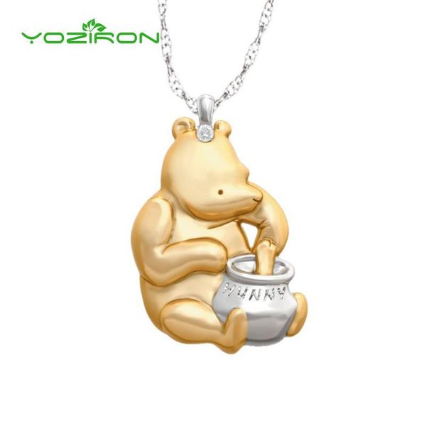 pendant necklaces yoziron lovely yellow bear for women girl classic charm rhinestone necklace crystal jewelry accessories gift, Silver
pendant necklaces yoziron lovely yellow bear for women girl classic charm rhinestone necklace crystal jewelry accessories gift, Silver