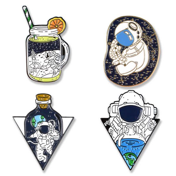 fashion space astronaut combination badge magic water cup reveals astronauts' creative brooch for exploring the universe, Gray
fashion space astronaut combination badge magic water cup reveals astronauts' creative brooch for exploring the universe, Gray
