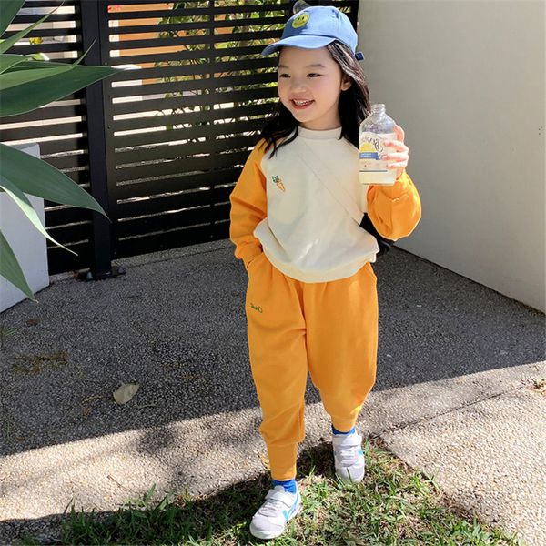 cotton kids clothes girls fall outfits 2021 autumn children clothing set +pants 2pieces girl long sleeve tracksuit, White
cotton kids clothes girls fall outfits 2021 autumn children clothing set +pants 2pieces girl long sleeve tracksuit, White