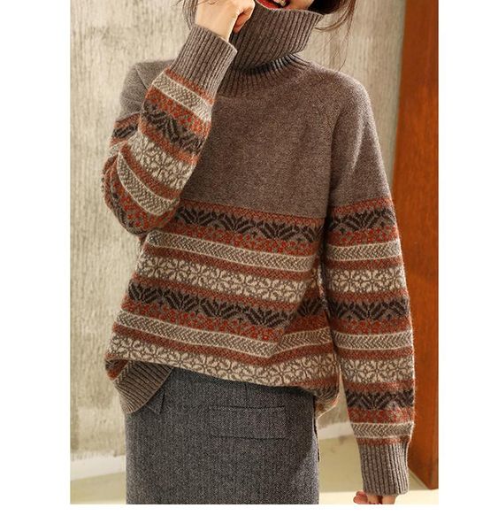 women's sweaters national style turtleneck sweater women winter thickening cashmere jumpers wool knit bottom female long sleeve loose p, White;black
women's sweaters national style turtleneck sweater women winter thickening cashmere jumpers wool knit bottom female long sleeve loose p, White;black