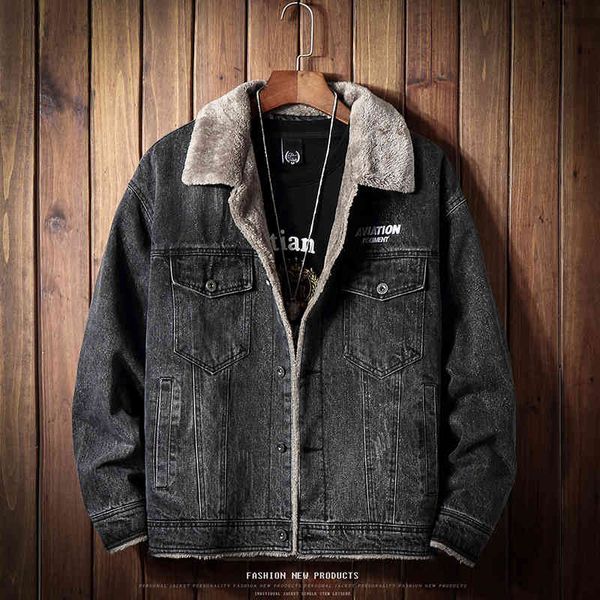 men's jackets yasuguoji fashion eagle printed denim jacket man streetwear winter thicken fleece thin trim cowboy s dpiz, Black;brown
men's jackets yasuguoji fashion eagle printed denim jacket man streetwear winter thicken fleece thin trim cowboy s dpiz, Black;brown