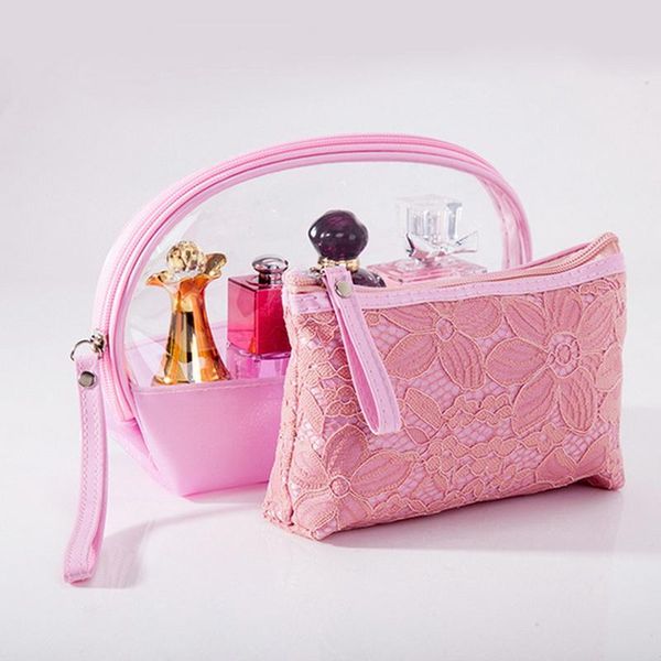 fashion lace cosmetic bag transparent pvc bath wash makeup travel organizer toiletry pouch zipper purse bags bb68 & cases
fashion lace cosmetic bag transparent pvc bath wash makeup travel organizer toiletry pouch zipper purse bags bb68 & cases