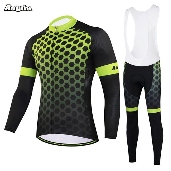 racing sets aogda spring long sleeve cycling clothing set breathable bicycle wear anti-sweat mtb bike jersey ropa, Black;blue
racing sets aogda spring long sleeve cycling clothing set breathable bicycle wear anti-sweat mtb bike jersey ropa, Black;blue