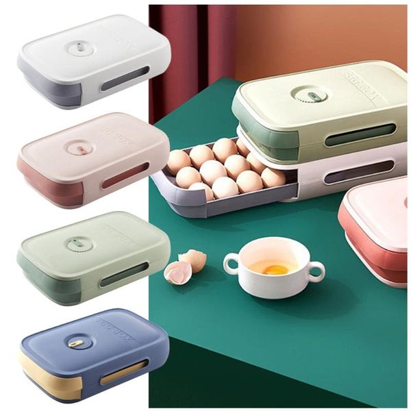 storage bottles & jars drawer type egg box kitchen refrigerator fresh keeping household eggs holder
storage bottles & jars drawer type egg box kitchen refrigerator fresh keeping household eggs holder