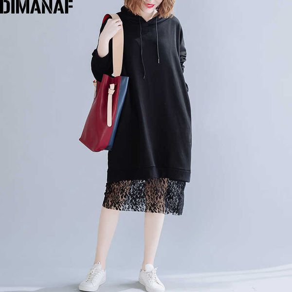 plus size women hoodies vestidos autumn winter long sleeve big loose cotton black female shirts hooded lace spliced 210531
plus size women hoodies vestidos autumn winter long sleeve big loose cotton black female shirts hooded lace spliced 210531