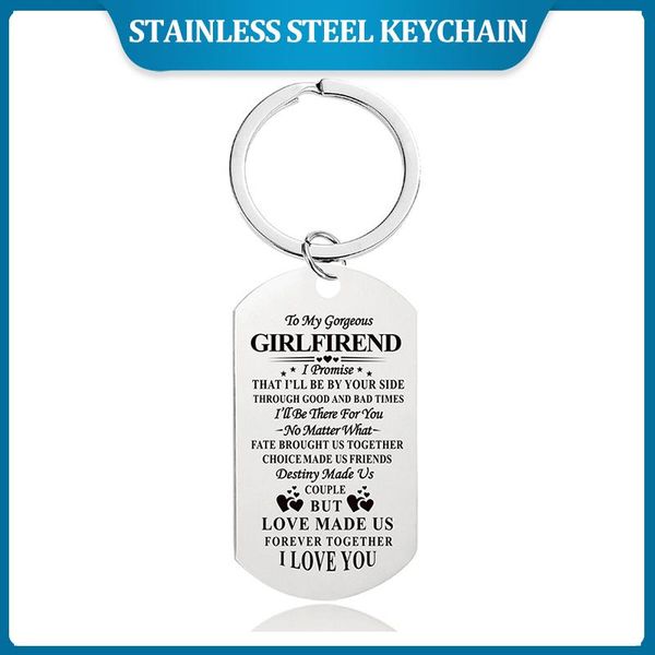 keychains fashion lettering keychain couples father's day graduation season birthday gift metal anti-lost for students, Silver
keychains fashion lettering keychain couples father's day graduation season birthday gift metal anti-lost for students, Silver