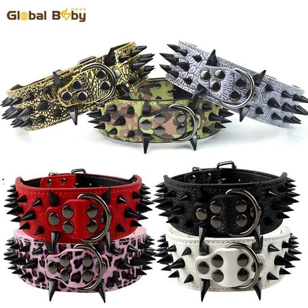 dog collars & leashes (20 pieces/lot) arrival strong leather studded sharp black spikes medium pet products supplier big collar
dog collars & leashes (20 pieces/lot) arrival strong leather studded sharp black spikes medium pet products supplier big collar