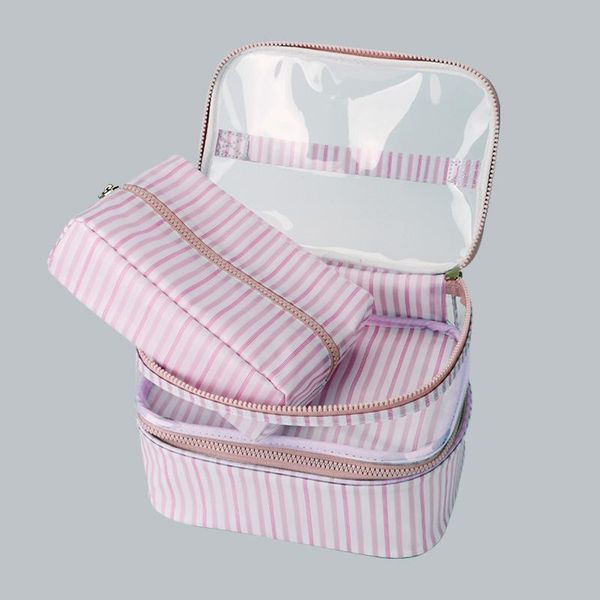 storage bags waterproof double-layer cosmetic bag large capacity make up pouch women traveling toiletries gadgets organize handbag
storage bags waterproof double-layer cosmetic bag large capacity make up pouch women traveling toiletries gadgets organize handbag