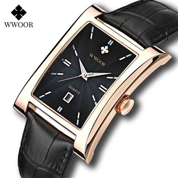 wwoor watch men brand luxury gold black square watches for men leather waterproof date clock business quartz wrist watch box 210527, Slivery;brown
wwoor watch men brand luxury gold black square watches for men leather waterproof date clock business quartz wrist watch box 210527, Slivery;brown