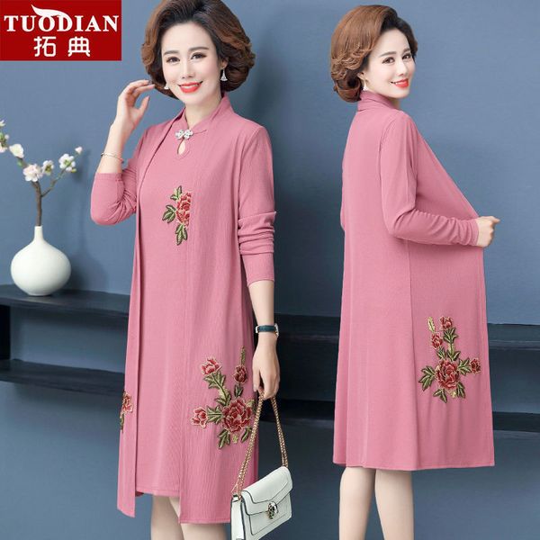 luxury casual dresses 's spring coat temperament broad wife two-piece set of middle-aged and elderly women's wear large wedding c, Black;gray
luxury casual dresses 's spring coat temperament broad wife two-piece set of middle-aged and elderly women's wear large wedding c, Black;gray