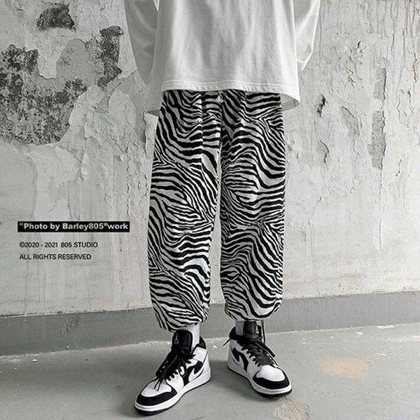 men's pants sweatpants male baggy zebra pattern spring autumn 2021 nine-point trousers korean fashion goth punk women bottoms, Black
men's pants sweatpants male baggy zebra pattern spring autumn 2021 nine-point trousers korean fashion goth punk women bottoms, Black
