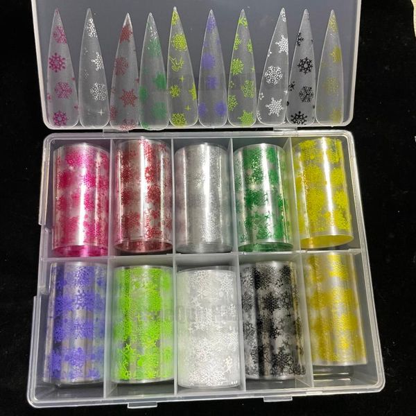 gift wrap xuequn ten color snowflakes nail sticker
gift wrap xuequn ten color snowflakes nail sticker