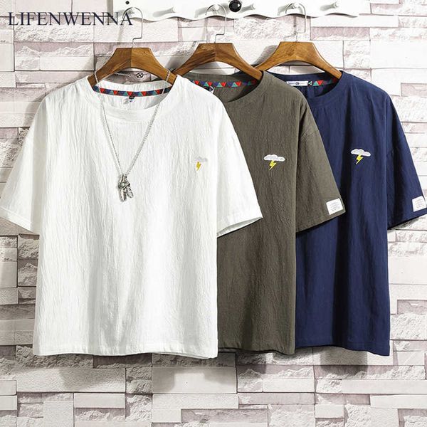 lifenwenna summer fashion simple design men's t shirt casual oversized cotton short sleeve t shirts men o neck hip hop 210528, White;black
lifenwenna summer fashion simple design men's t shirt casual oversized cotton short sleeve t shirts men o neck hip hop 210528, White;black