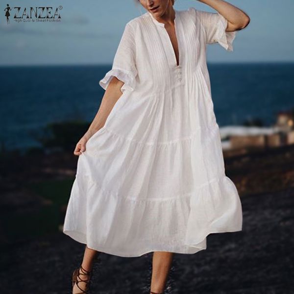 dresses fashion women ruffle dress two-piece 2021 summer short sleeve midi vestidos plus size 5xlcasual solid v-neck sundress 7, Black;gray
dresses fashion women ruffle dress two-piece 2021 summer short sleeve midi vestidos plus size 5xlcasual solid v-neck sundress 7, Black;gray