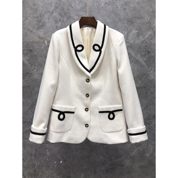 ol elegant wool all-match suit womens clothing european goods autumn new niche woolen coat 9w, White;black
ol elegant wool all-match suit womens clothing european goods autumn new niche woolen coat 9w, White;black