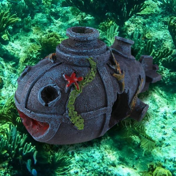 decorations 11x7x7cm fish shape simulation submarine aquarium ornaments resin crafts mini ship delicate decoration supplies
decorations 11x7x7cm fish shape simulation submarine aquarium ornaments resin crafts mini ship delicate decoration supplies