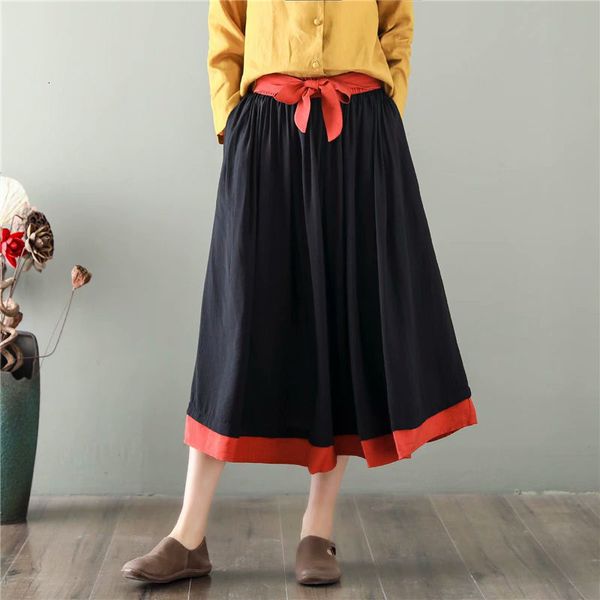 2021 spring elastic waist of vintage retro national style loose plus size cotton and linen casual female skirt y1370 x347, Black
2021 spring elastic waist of vintage retro national style loose plus size cotton and linen casual female skirt y1370 x347, Black