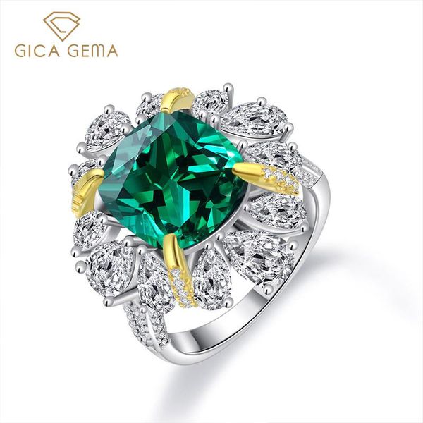 cluster rings gica gema emerald open for women 925 sterling silver 10*12mm green zircon unusual anniversary wedding jewelry gifts, Golden;silver
cluster rings gica gema emerald open for women 925 sterling silver 10*12mm green zircon unusual anniversary wedding jewelry gifts, Golden;silver