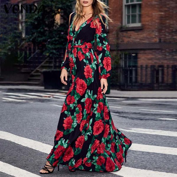 dresses women bohemian long sleeve deep v neck party maxi 2021 vonda vintage floral print dress vestidos plus size, Black;gray
dresses women bohemian long sleeve deep v neck party maxi 2021 vonda vintage floral print dress vestidos plus size, Black;gray