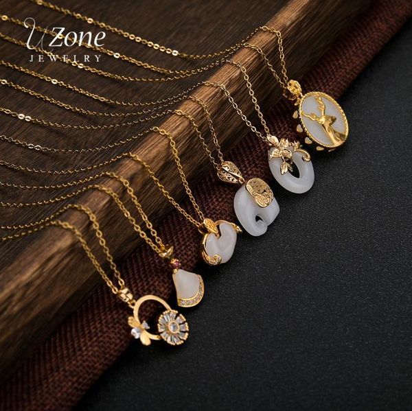 pendant necklaces uzone exquisite gold multiple styles for women girls round stainless steel resin gift daily wearing jewelry, Silver
pendant necklaces uzone exquisite gold multiple styles for women girls round stainless steel resin gift daily wearing jewelry, Silver