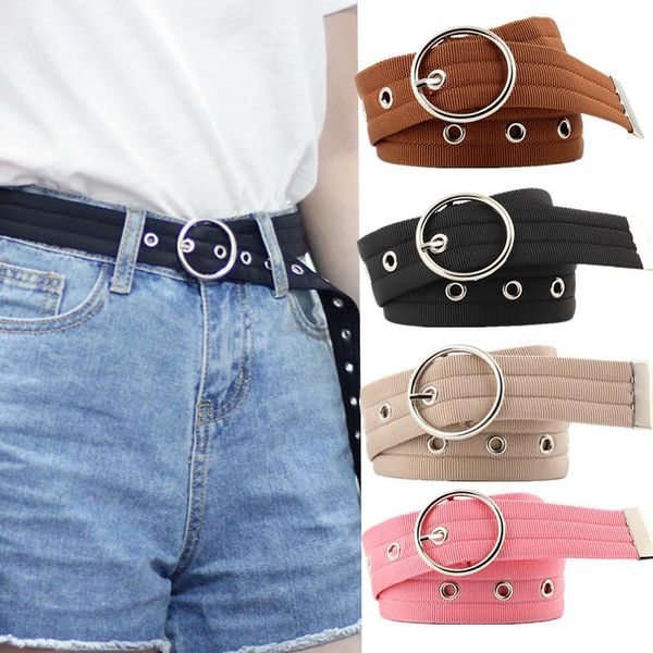 belts 8 colors casual canvas circle mental pin buckle weaving waist belt fashion cool durable gilrs decoration woman gift, Black;brown
belts 8 colors casual canvas circle mental pin buckle weaving waist belt fashion cool durable gilrs decoration woman gift, Black;brown