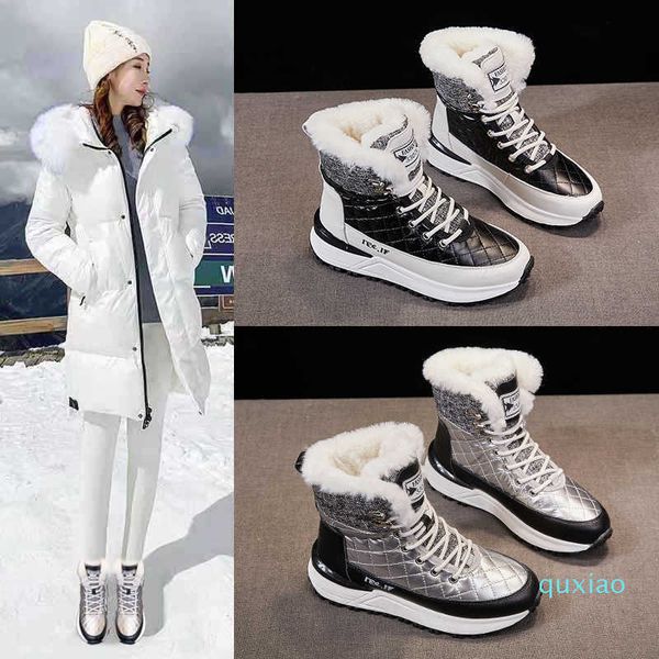 snow boots women 2021 winter korean anti-skid waterproof lightweight warm casual sports, Black
snow boots women 2021 winter korean anti-skid waterproof lightweight warm casual sports, Black