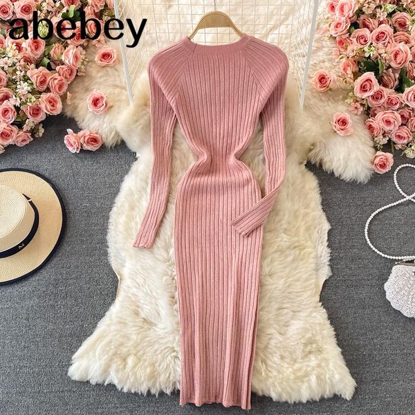 casual dresses 2021 spring autumn korean o-neck long sleeve dress high waist pleated elastic solid knitted wrap, Black;gray
casual dresses 2021 spring autumn korean o-neck long sleeve dress high waist pleated elastic solid knitted wrap, Black;gray