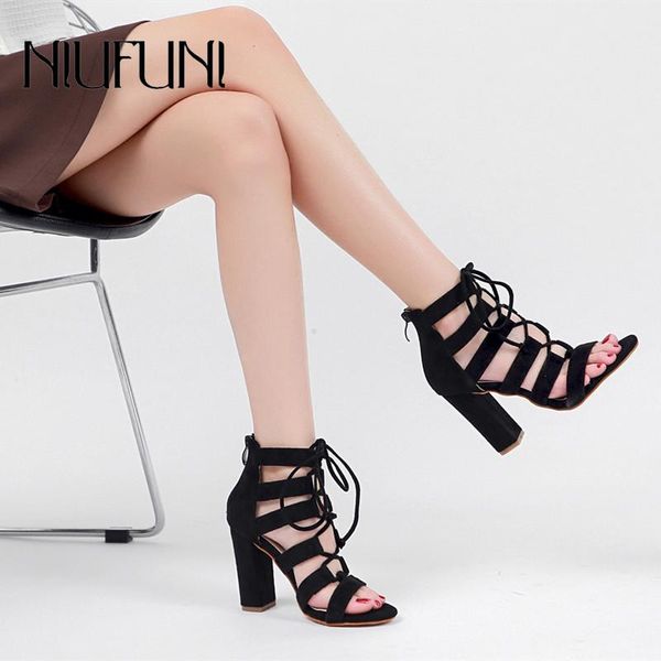 thick high-heeled women's sandals thin straps cross roman open toes black shoes banquet
thick high-heeled women's sandals thin straps cross roman open toes black shoes banquet