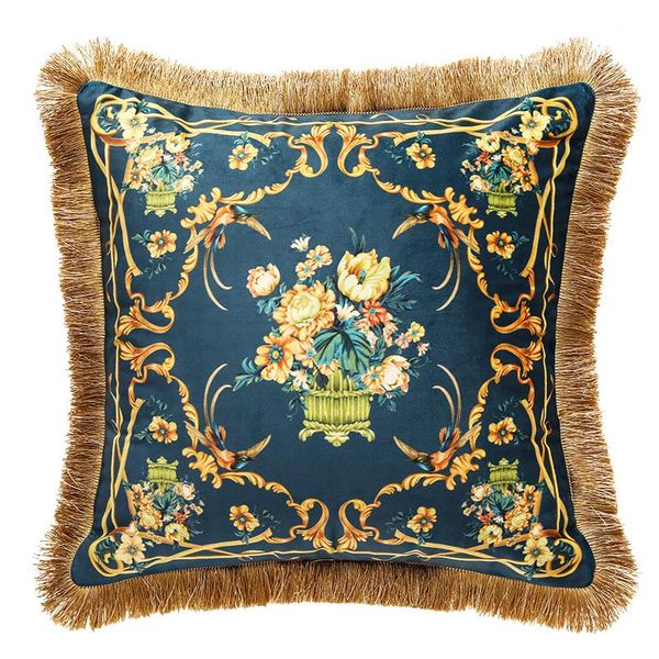 cushion/decorative pillow europe vintage cushion cover soft velvet castle cases home bedroom sofa decorative covers with tassel 45x45cm
cushion/decorative pillow europe vintage cushion cover soft velvet castle cases home bedroom sofa decorative covers with tassel 45x45cm