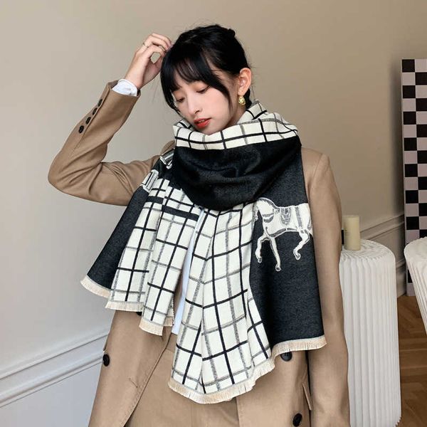autumn winter korean animal pattern imitation cashmere student scarf warm long shawl bib female, Blue;gray
autumn winter korean animal pattern imitation cashmere student scarf warm long shawl bib female, Blue;gray