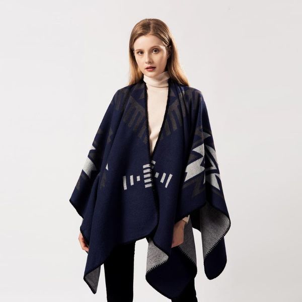 scarves 2021 women's winter scarf pashmina knit thick cashmere all-match ponchos capes quality ladies female echarpe shawls blanket, Blue;gray
scarves 2021 women's winter scarf pashmina knit thick cashmere all-match ponchos capes quality ladies female echarpe shawls blanket, Blue;gray
