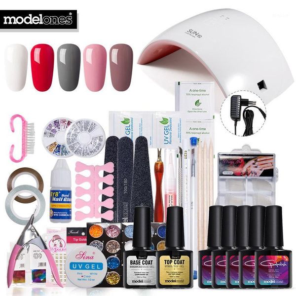 modelones 35pcs/lot full nails tools set soak off 5 colors nail gel polish fashion 24w uv lamp art manicure kit varnish1
modelones 35pcs/lot full nails tools set soak off 5 colors nail gel polish fashion 24w uv lamp art manicure kit varnish1