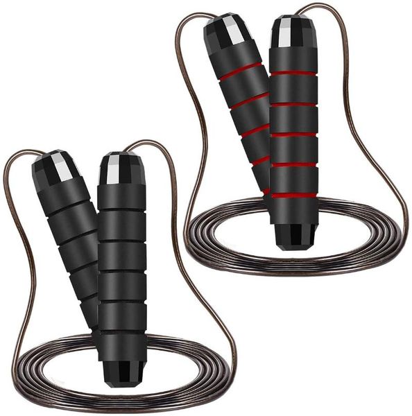 jump ropes 2 pack adjustable for workout, fitness rope men women and kids, speed jumping exercise
jump ropes 2 pack adjustable for workout, fitness rope men women and kids, speed jumping exercise