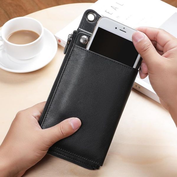 wallets baqi brand men genuine leather cowhide purse 2021 fashion card holder man zipper wallet long phone bag, Red;black
wallets baqi brand men genuine leather cowhide purse 2021 fashion card holder man zipper wallet long phone bag, Red;black