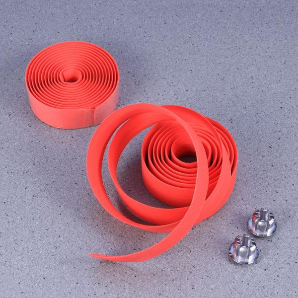 bike handlebars &components 1pair handlebar tape wrap road lightest bar ribbon cork with end plugs and self-adhesive strips(red)
bike handlebars &components 1pair handlebar tape wrap road lightest bar ribbon cork with end plugs and self-adhesive strips(red)