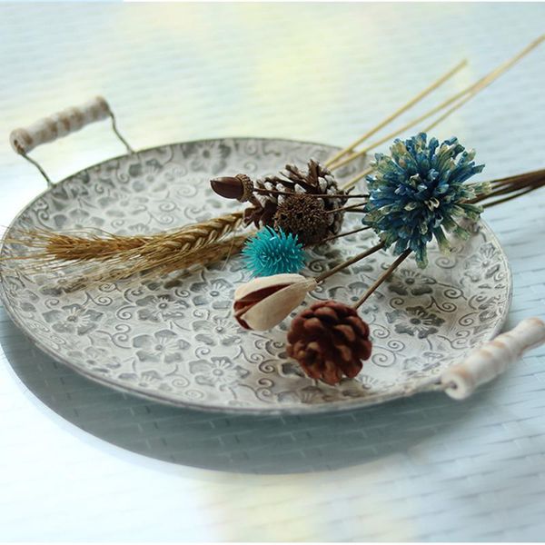 kitchen storage & organization iwelai handcrafted round flat metal plate retro dessert cake bread decorative antique serving tray
kitchen storage & organization iwelai handcrafted round flat metal plate retro dessert cake bread decorative antique serving tray