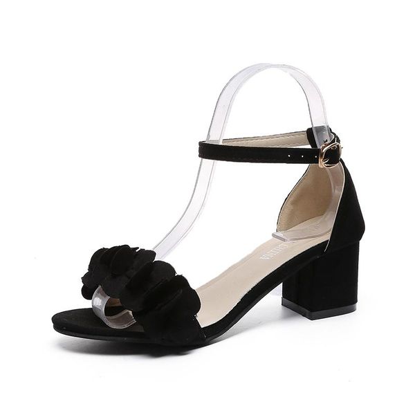 summer sandals women open toe woman shoes flowers sweet style flock for lady size plus 34-40, Black
summer sandals women open toe woman shoes flowers sweet style flock for lady size plus 34-40, Black