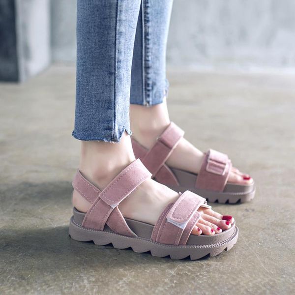 dress shoes 35-40 size summer women shoe open toe sandals leisure wedges platform easy match beach student, Black
dress shoes 35-40 size summer women shoe open toe sandals leisure wedges platform easy match beach student, Black