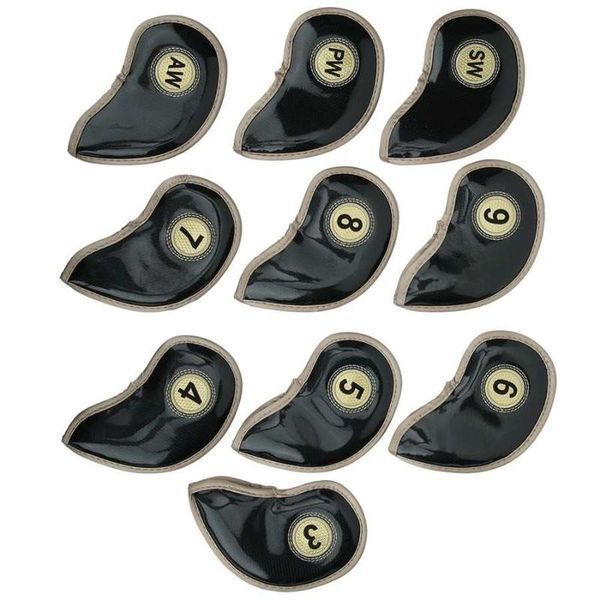 golf training aids 10pcs/set pu waterproof iron head cover headcover club protector protective case accessories
golf training aids 10pcs/set pu waterproof iron head cover headcover club protector protective case accessories