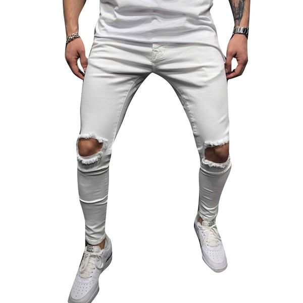 men jeans black blue cool skinny knee hole ripped stretch slim elastic denim pants solid color high street style trousers man
men jeans black blue cool skinny knee hole ripped stretch slim elastic denim pants solid color high street style trousers man