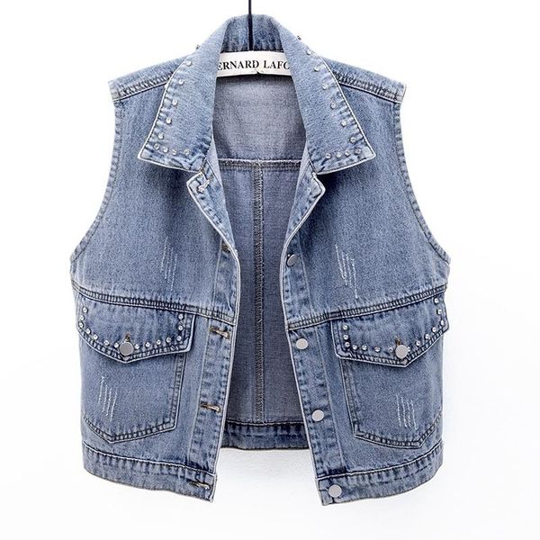 women's vests summer korean blue frayed diamond pocket denim vest women short sleeveless jacket big size loose jeans female waistcoat, Black;white
women's vests summer korean blue frayed diamond pocket denim vest women short sleeveless jacket big size loose jeans female waistcoat, Black;white