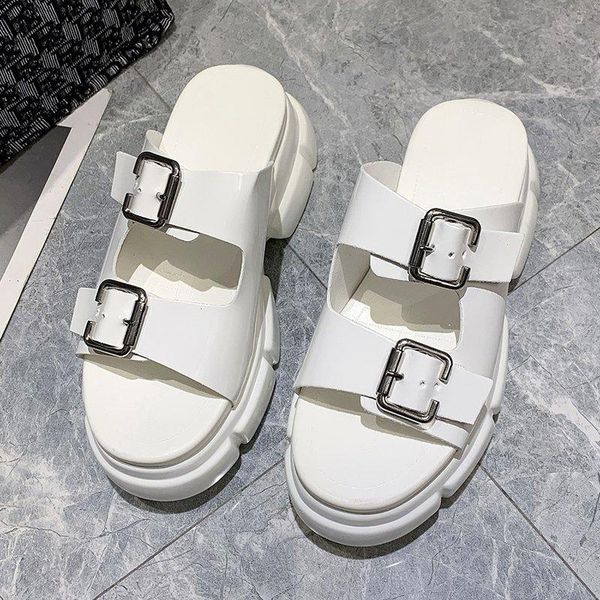 slippers women summer buckle platform high heels ladies sandals outdoor beach slides non-slip casual 2021, Black
slippers women summer buckle platform high heels ladies sandals outdoor beach slides non-slip casual 2021, Black