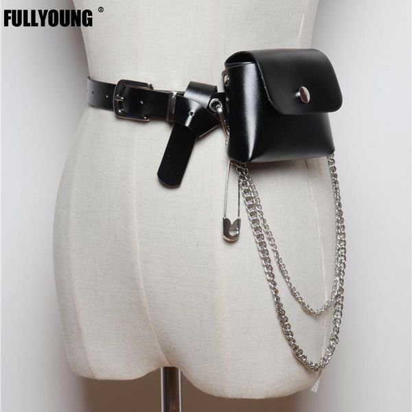 fullyoung punk personality european women's pockets and american small pin chain, wild belt, simple fashion, change pocket belts, Black;brown
fullyoung punk personality european women's pockets and american small pin chain, wild belt, simple fashion, change pocket belts, Black;brown