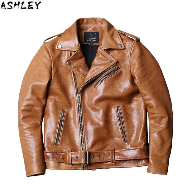 men's leather & faux light brown 2021 men slim fit biker's jacket large size xxxxl genuine sheepskin autumn american style coat, Black
men's leather & faux light brown 2021 men slim fit biker's jacket large size xxxxl genuine sheepskin autumn american style coat, Black