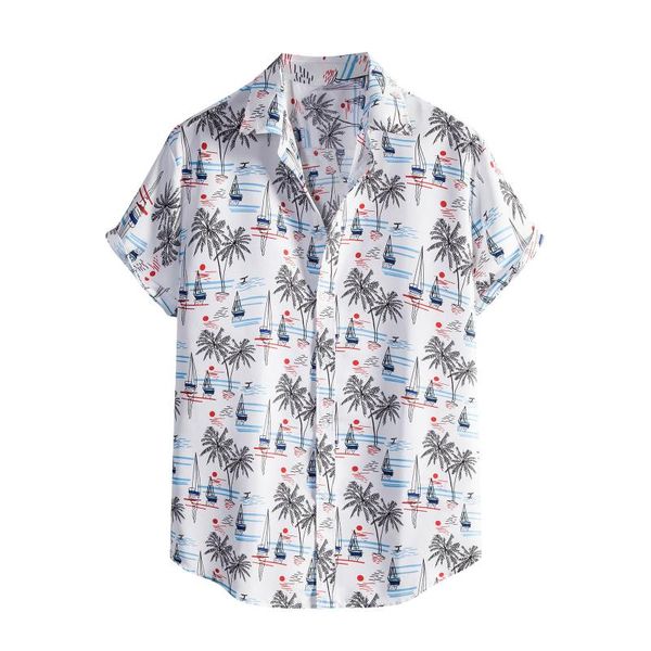 men's casual shirts home leisure print hawaiian shirt men 2021 summer short sleeve beach mens holiday party vacation clothing, White;black
men's casual shirts home leisure print hawaiian shirt men 2021 summer short sleeve beach mens holiday party vacation clothing, White;black
