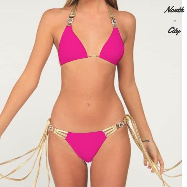 one-piece suits beaded decorated triangles brazilian stylish halterneck bikini swimwear
one-piece suits beaded decorated triangles brazilian stylish halterneck bikini swimwear