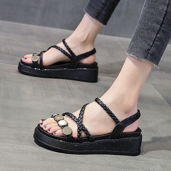 black platform sandals beach shoes soft med clogs with heel anti-skid 2021 women's suit female beige espadrilles sports comfort dress
black platform sandals beach shoes soft med clogs with heel anti-skid 2021 women's suit female beige espadrilles sports comfort dress